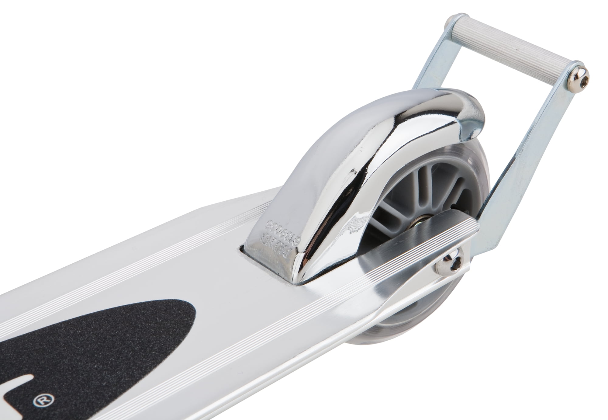 Razor A2 Folding Kick Scooter – Clear/Black, Wheelie Bar, Lightweight, for Child Ages 5+, Unisex