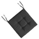 thumbnail image 5 of Ounissouiy Cojines de poliéster para sillas: lujosos y cómodos, diseñados para un cómodo cojín de asiento de silla, negro negro 2Conjunto, 5 of 6