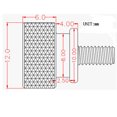thumbnail image 3 of Unique Bargains Ordinateur PC Cas Entièrement Fileté Moleté Pouce Vis Vert 6-32 10pcs, 3 of 3