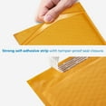 thumbnail image 4 of HOLPACK 9.5 In. x 14.5 In. (Size 4) Kraft Bubble Mailers, 100-pack MADE IN USA, 4 of 8