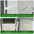 thumbnail image 6 of Baokaler 8 Cube Storage Organizer Cubby Storage 8 Cube bookshelf With Bins For Bedroom Livingroom White Cubby Storage for Home, White Finish, 6 of 8