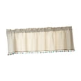 thumbnail image 1 of cenefas de cortina Cenefas para Windows Estilo de con flecos Filtrado de luz Cenefas de bolsillo de barra de 1 panel Cenefas de ventana para comedor para , 74x61cm Fanmusic cenefas de cortina, 1 of 7
