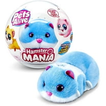 Pets Alive Hamster Mania BLUE Electronic Plush Pet [20  Sounds, Interactive]