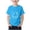 Blue, variant on Yeaiivve Kids Short Sleeve T Shirts Cute Summer Tops Novelty Smiley Face Graphic Tees Comfort Casual Crewneck Pullover Gifts for Boys Green 120