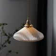 thumbnail image 7 of White Ceramic Pendant Light Fixture, Nordic Style Farmhouse Pendant Lamp, Modern Simple Pendant Lighting, Personalized Retro Rustic Pendant Light for Dining Room Kitchen Island Bar Sink, 7 of 7