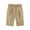 Z008-Khaki, variant on Girls Casual Bermuda Shorts Children's Casual Thin Outerwear Elastic Waistband Loose Knee-Length Pants 5-13 Years