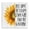 Sunflower Sunshine Quote, variant on Stupell Industries Cottage Welcome Rustic Floral Wreath Black Floating Frame Canvas Art, 18 x 18, by Patricia Pinto