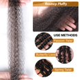 thumbnail image 4 of Cabello trenzado Yufeihe Marley Twist, 16 cm, Spring Afro, 8 paquetes, 4 of 8