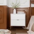 thumbnail image 6 of Boyel Living White 2 Drawers Nightstand, Bedside Table with Storage for Bedroom, Living Room, 6 of 6
