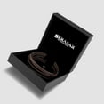 thumbnail image 3 of SERASAR Men's Premium Leather Bracelet "Wrap" Brown 40cm, including gift box, 3 of 5