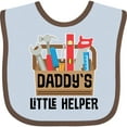 thumbnail image 3 of Inktastic Daddys Little Helper Tool Box Boys or Girls Baby Bib, 3 of 4