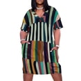 thumbnail image 1 of Vestido étnico-hollong con bolsillos para mujer, informal, elegante, regalo con patrón escandinavo para promoción., 1 of 6