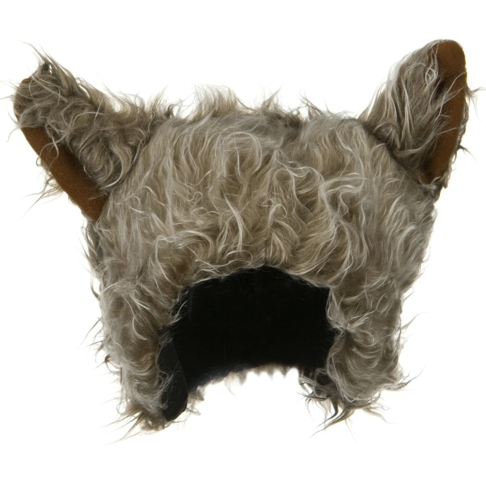 Furry Wolf Hat Ears Werewolf Animal Grey Brown Animal Hat