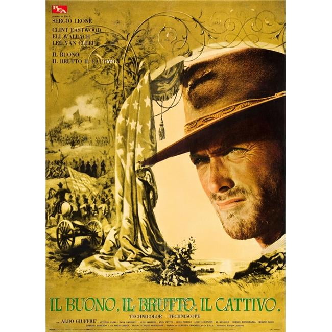 NEW The Good Italian the Bad and the Ugly Movie POSTER 11 x 17 Clint Eastwood