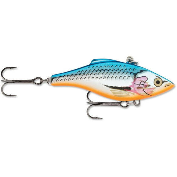 Poisson Nageur Rapala Rattlin' Rapala 2-3/4", Argent Bleu Modèle sans bavette