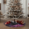 thumbnail image 4 of Bingfone Christmas Tree Skirt Mat Christmas Decoration Interior 30" -Colorful Wolf Head A, 4 of 6
