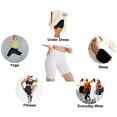 thumbnail image 4 of Leggings For Women Butt Lift Tummy Control Solid Splice Shorts Smooth Slip Under Dresses Sport Short Short Workouts Leisure Pants, 4 of 5