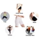thumbnail image 5 of Pantalones cortos lisos con costuras para mujer: braguitas lisas de cintura alta para llevar debajo de vestidos o leggings, para uso diario informal, con tejido de poliéster elástico., 5 of 5
