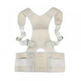 thumbnail image 1 of Adjustable Magnetic Posture Back Support Corrector Band Belt Brace Shoulder Lumbar Strap Pain Relief, 1 of 2