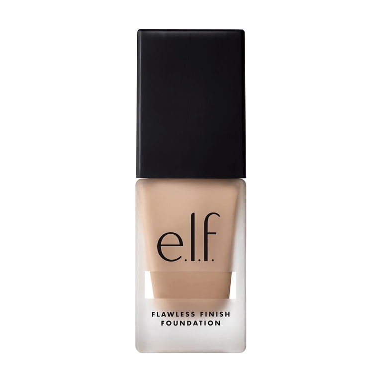 e.l.f. Cruelty-Free Flawless Satin Foundation Makeup, Beige, 0.68