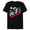 Black, variant on Mickey Mouse Family Star Dad of the Birthday Kid - Short Sleeve Blended T-Shirt for Adults - Customized-Denim Snow Heather