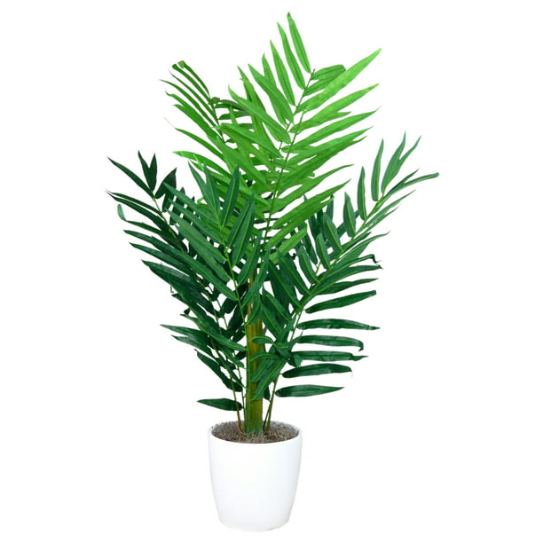 3ft Palm Tree Tropical Natural Looking Green Artificial Tree Faux
