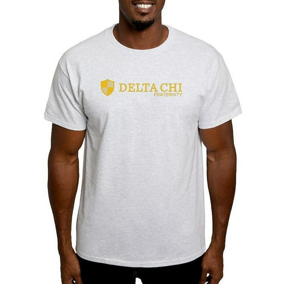 CafePress - Delta Chi Logo Yellow T Shirt - Men's Classic Graphic T-Shirt
