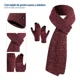 thumbnail image 4 of Gorro Bufanda Guante Conjunto Térmico Invierno Frio Unisex, 4 of 7