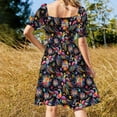 thumbnail image 4 of Mexican embroidery seamless pattern Sleeveless Dress beach dress women's fashion dresses women dress Women's evening, 4 of 7