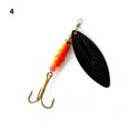 thumbnail image 4 of Greeniant Lake River Lure Bait Metal Fish Treble Hook Wobblers Aparejos de pesca portátiles Accesorios Reemplazo de piezas Negro 4 Negro tipo 4 10piezas, 4 of 6