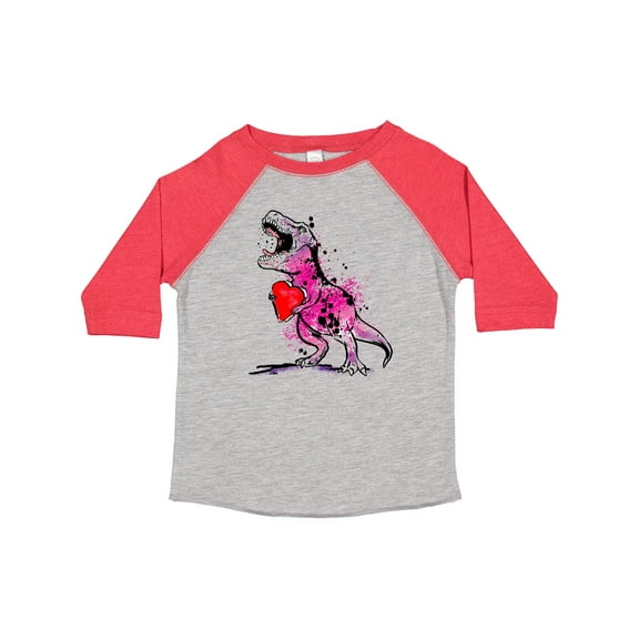 Inktastic Valentine's Day Graffiti T-rex with Heart Shaped Candy Box Boys or Girls Toddler T-Shirt
