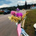 thumbnail image 2 of Bike Flower Vase for Handlebars, Funny Bike Handlebar Vase A, 2 of 5