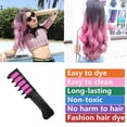 thumbnail image 4 of MSDADA New Hair Chalk Color Comb for Girls,Temporary Hair Color Spray Washable Dye for Kids Age 6-8-10 Years Old,Birthday Gifts for Girls Halloween Christmas Party-6 Colors&4 Pcs Hair Extensions Clip, 4 of 7