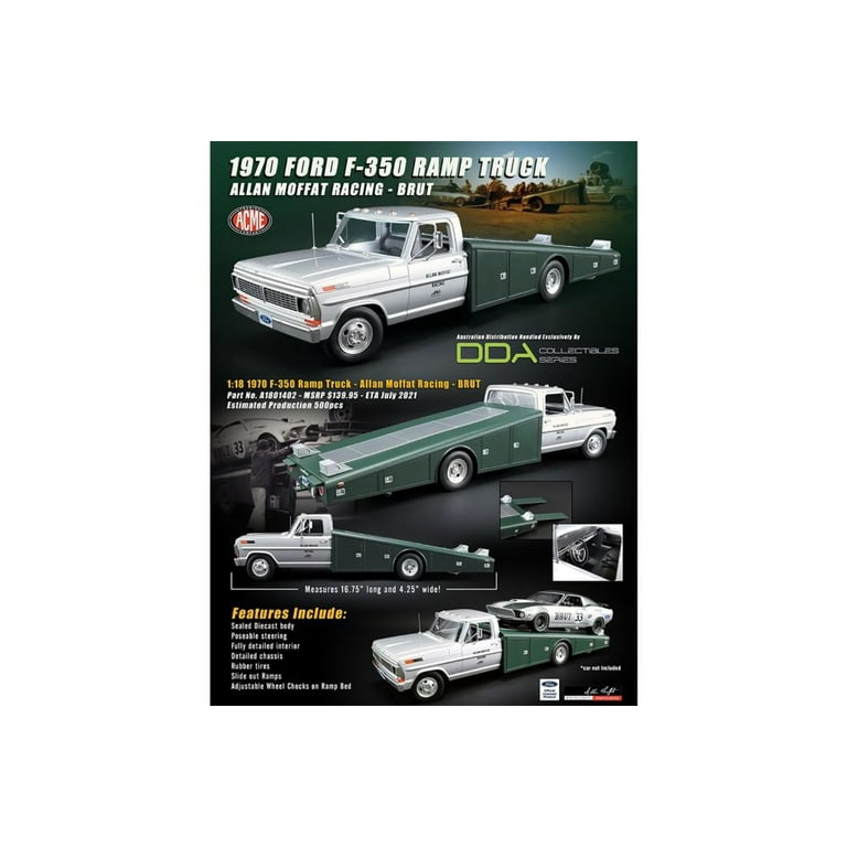 1970 Ford F-350 Ramp Truck - Brut - Allan Moffat DDA Exclusive