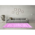 thumbnail image 3 of Ahgly Company Indoor Rectangle Abstract Purple Modern Area Rugs, 8' x 10', 3 of 4