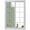 Green, variant on Window Privacy Film Dark Grey Botanical Stained Glass Window Film Decorative Sun Block Window Cover Vintage Floral Plants Branch Window Clings Static Adhesive Sticker for Bathroom 19.6"x39.3"