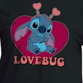 thumbnail image 3 of Lilo & Stitch - Lovebug Stitch - Juniors Cropped Cotton Blend T-Shirt, 3 of 5