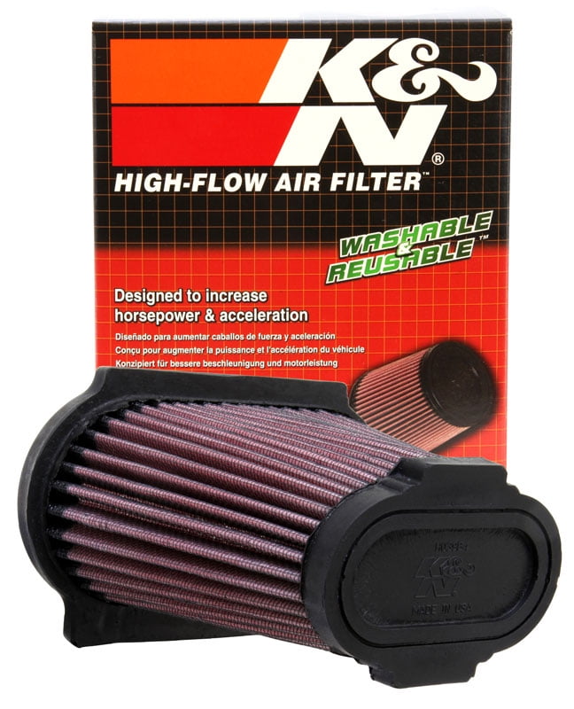 K&N YA-4350 High Performance Air Filter – Replacement Filter For Yamaha ATV/Dirt Bikes, Washable & Reusable