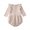 Beige, variant on USA Newborn Baby Girls Romper, Ruffle Long Sleeve Knit Sweater Bodysuit Cute Infant Tops Outfits