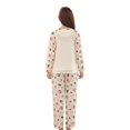 thumbnail image 2 of Autum Sleepsuit Women Cartoon Monkey Pattern Long Sleeve Sleep Wear Set, 2 of 10