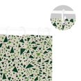 thumbnail image 5 of Yayeee Shower Curtain with Hooks 72"x72" Waterproof Fabric Bathroom Hanging Decor, Green Triangles Pattern, 5 of 5