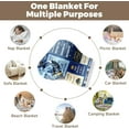 thumbnail image 2 of Graduation Gifts for Her Him Class of 2025 Throw Blanket for Women Men 025 Graduation Decorations High School Seniors Gifts for Him Her 2025 Graduation Blankets College Graduates Blankets 50" X 60", 2 of 5