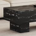 thumbnail image 4 of Coffee Table, Modern Rectangular Dining Table Patterns Center Table Wood Cocktail Table, 4 of 8