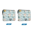 thumbnail image 7 of FORMRS 13"-13.3" Laptop Sleeve Protective Case Soft Carrying Quilted Computer Bag Cover, Green Cute Rabbits, 7 of 7