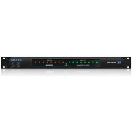 Motu MOTU-MIDIEX128 8-In & 9-Out MIDI Interface for MAC & Windows