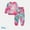 Cerise, variant on Disney Princess Baby Toddler Girl Sweatshirts and Jogger Pants 2Pcs Ariel Cinderella Jasmine Girls Clothing Sets Size 2-6