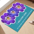 thumbnail image 4 of Clearance! Fanshiluo Flower Door Special-Shaped Floor Mat,Can Be Cut And Scraped Mud Entry Door Nnon-slip Mat,Welcome Floor Doormat 23.62 X 15.75in Non Slip Floor Mat Summer Holid, 4 of 8