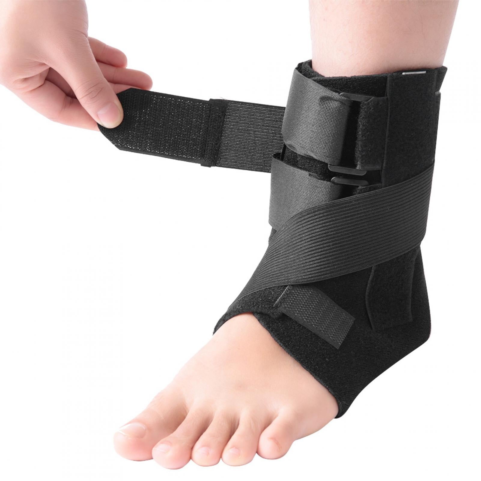 ANGGREK Ankle Brace Foot Drop Orthosis, Adjustable Ankle Joint Support Varus Valgus Corrector Protection For Drop Foot Orthotic Brace, Improved Walking Gait, Prevents Cramps Ankle Sprains