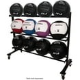 thumbnail image 3 of Champion Sports Three Tier Medicine Ball Storage Rack with Swivel Caster Wheels, 3 of 5