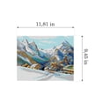 thumbnail image 3 of Gobelin canvas for halfstitch without yarn after Edward Theodore Compton - Winter Landscape 3241H, 3 of 4